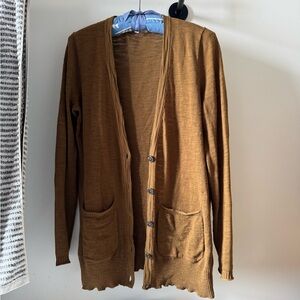 Madewell Lightweight Long Cardigan in Cotton Blend